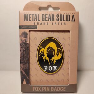Metal Gear Solid Delta Fox Limited Edition Enamel Pin Official Collectible
